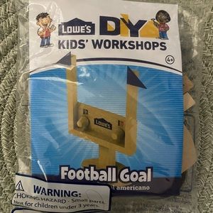 Lowe’s Build & Grow DIY Football Goal